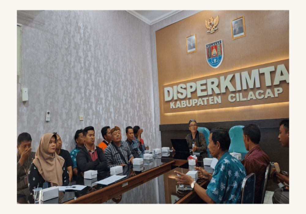Koordinasi dan Evaluasi Sistem di Disperkimpta Kabupaten Cilacap