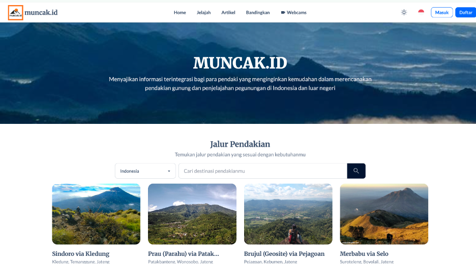 Peluncuran Website Muncak.id: Platform Terintegrasi untuk Perencanaan Pendakian di Indonesia dan Luar Negeri